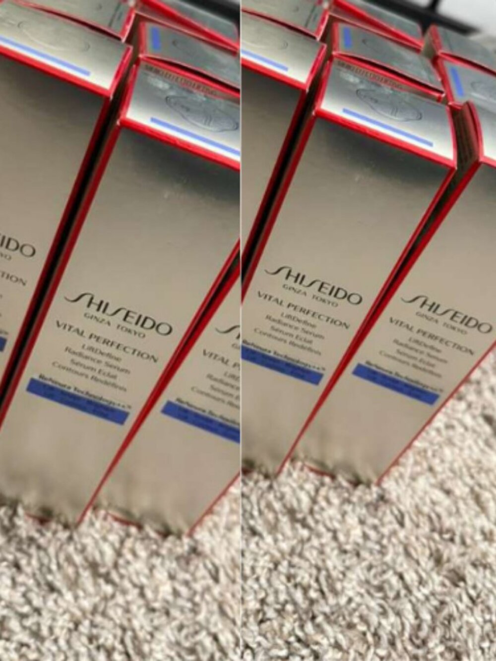 2 PACK Shiseido Vital Perfection LiftDefine Radiance Serum 80ml / 2.7 FL. OZ New - Picture 2 of 3